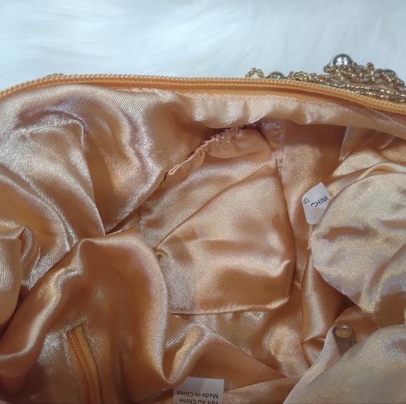 Aldo Beaded Sparkly Gold Purse - Picture 7 of 15